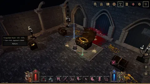 A hidden treasure room.